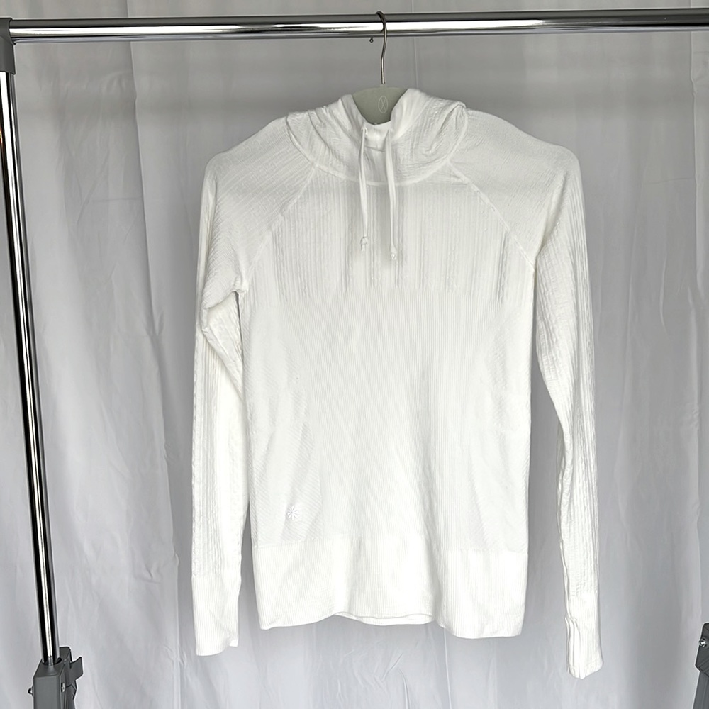 Athleta power down primaloft pullover hoodie